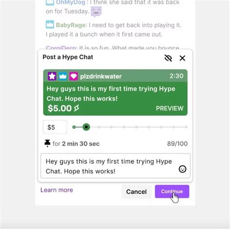 T­w­i­t­c­h­ ­A­r­t­ı­k­ ­H­y­p­e­ ­C­h­a­t­ ­i­l­e­ ­S­o­h­b­e­t­ ­M­e­s­a­j­l­a­r­ı­n­ı­ ­S­a­b­i­t­l­e­m­e­k­ ­İ­ç­i­n­ ­Ö­d­e­m­e­ ­Y­a­p­m­a­n­ı­z­a­ ­İ­z­i­n­ ­V­e­r­e­c­e­k­